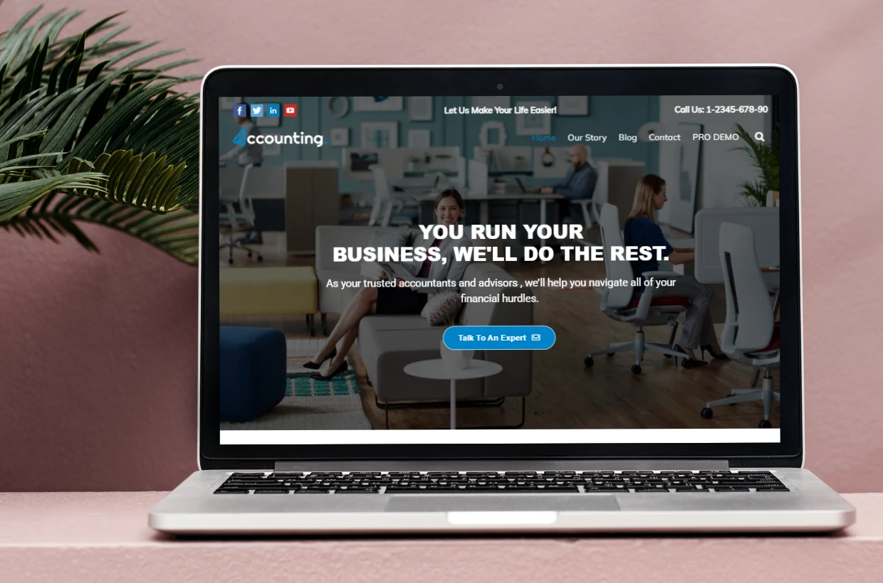 Free Finance WordPress Theme