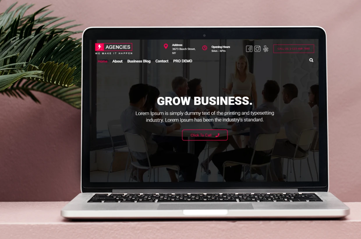 Free Agency Portfolio WordPress Theme