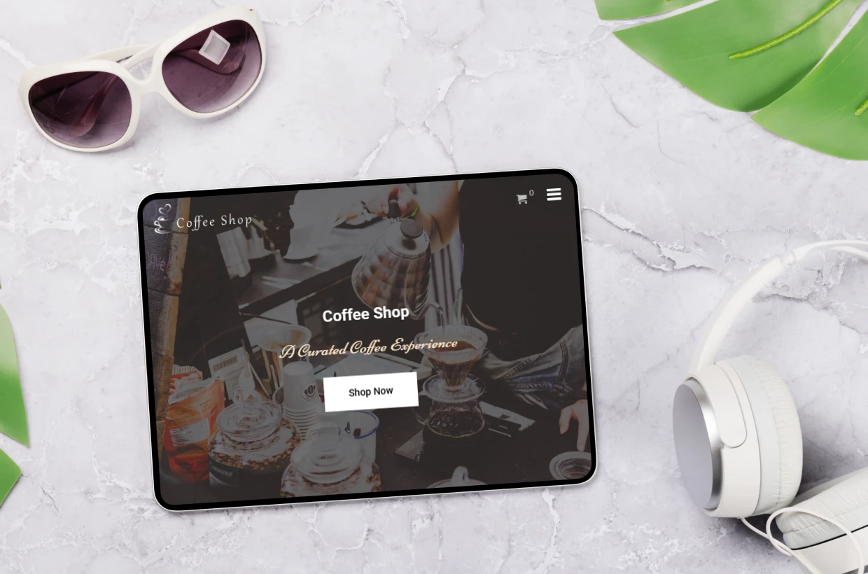 Free Cafe WordPress Template