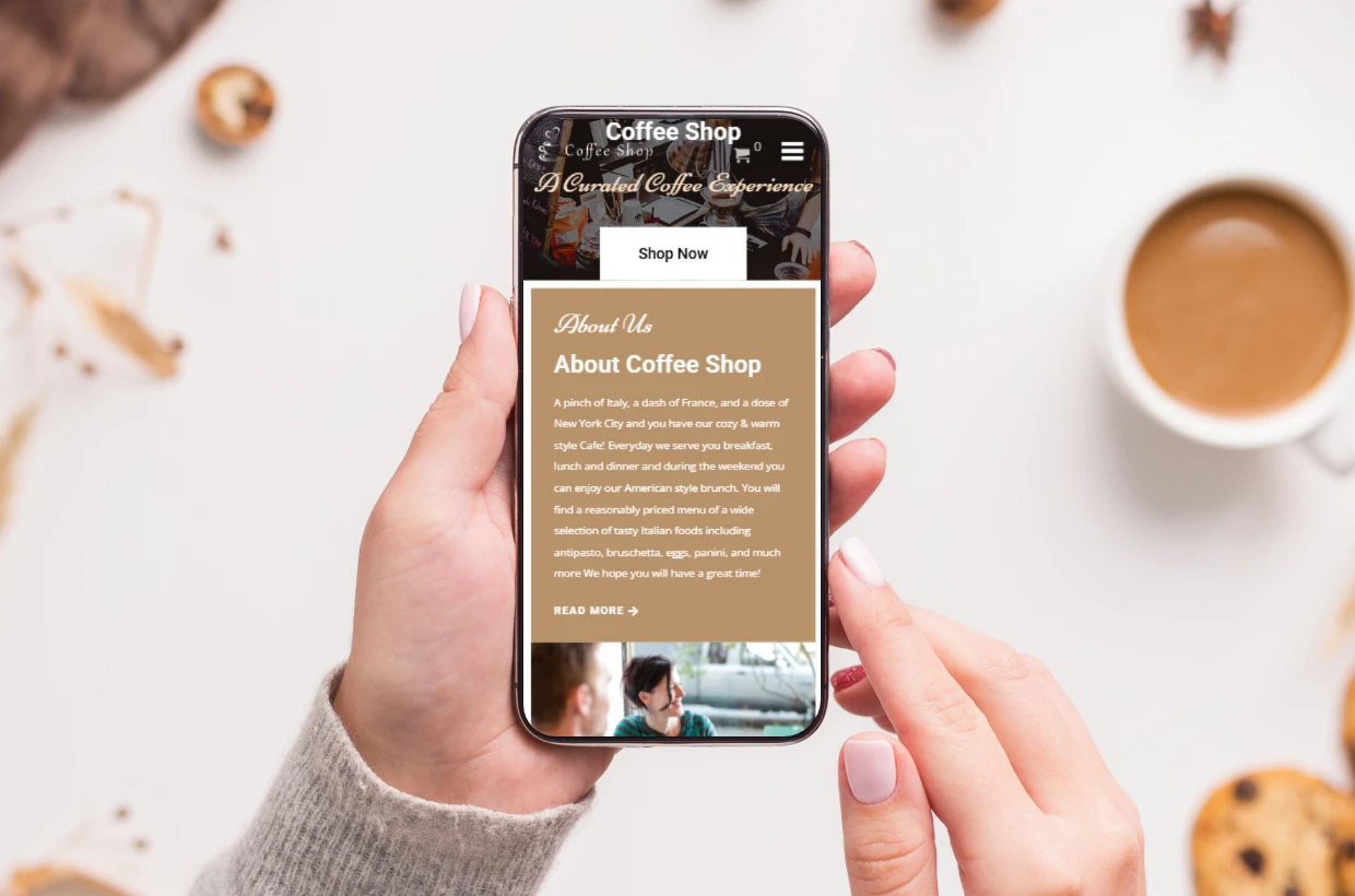 Free Cafe WP Template