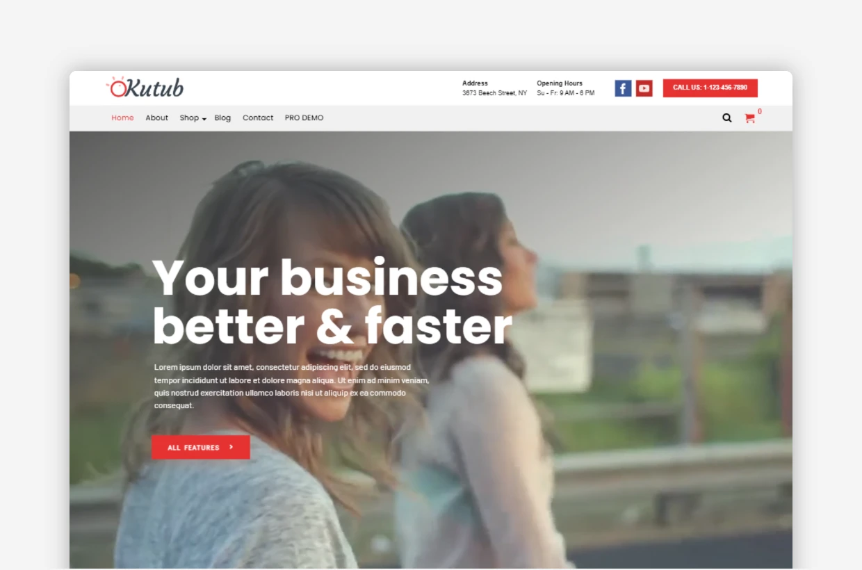 Free Responsive Multi Purpose WordPress Theme – Kutub