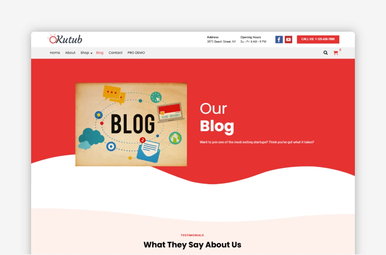 Responsive Custom Layout WP Template