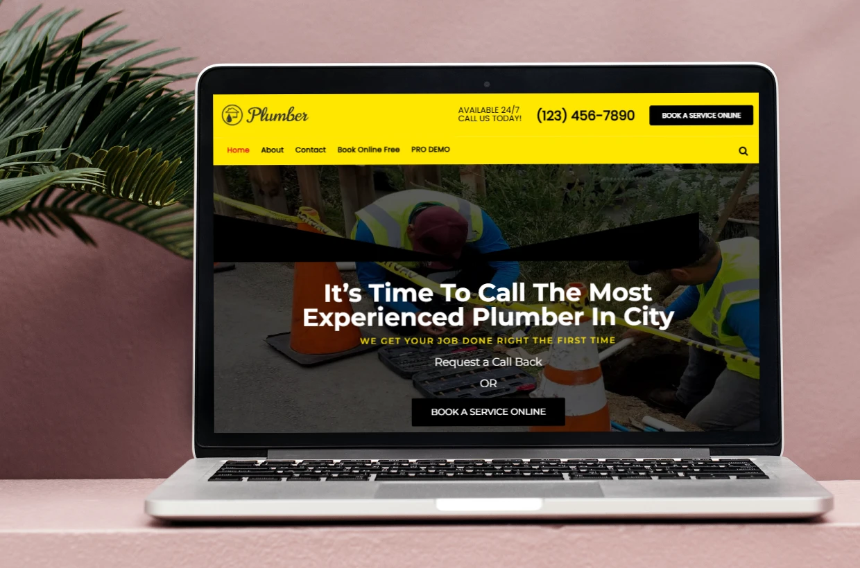 Free Plumbing WordPress Theme