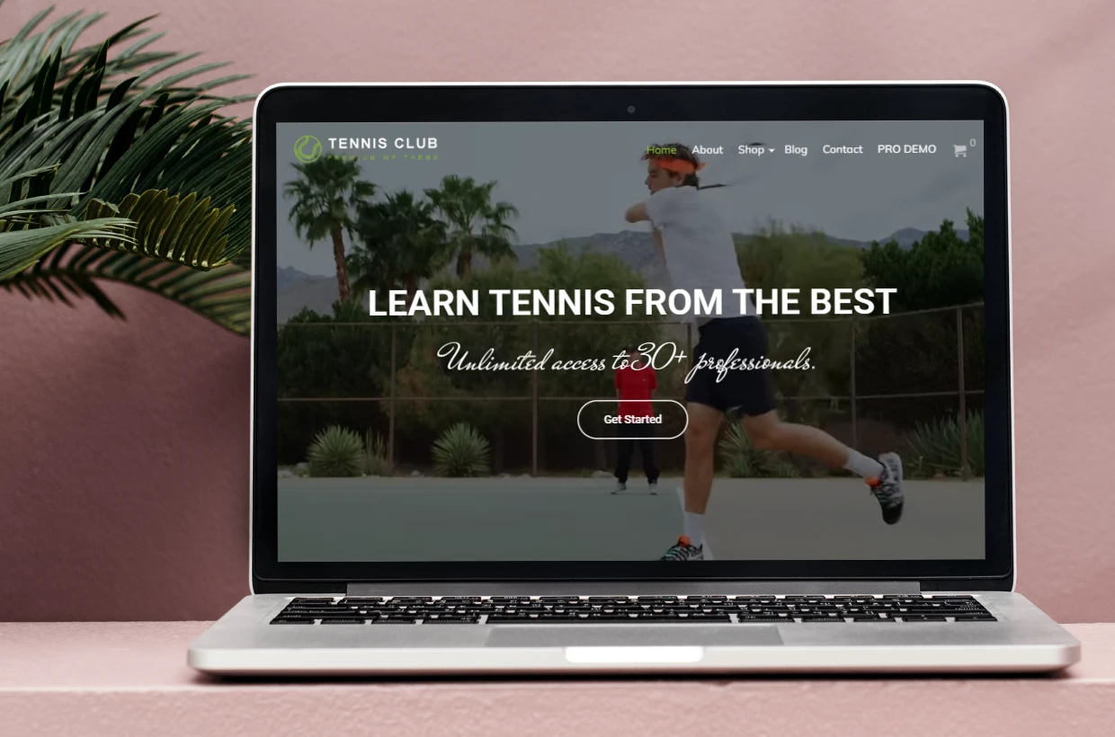 Free Tennis Store WP Theme