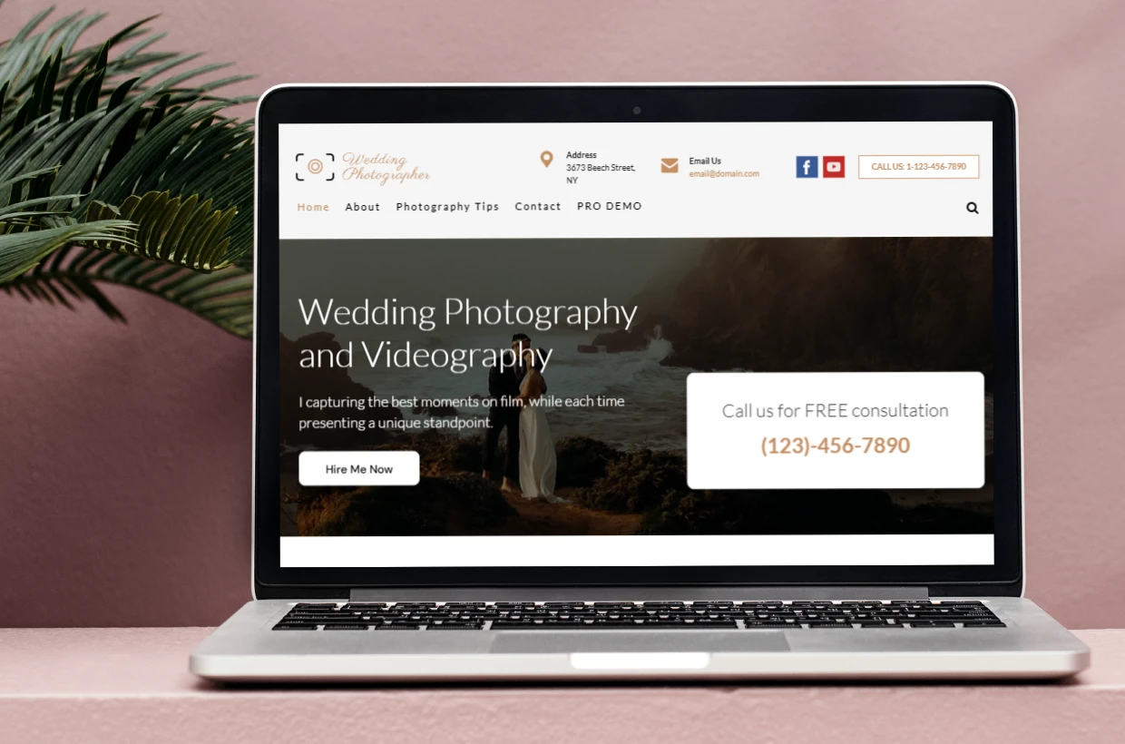 Free Wedding Agency WordPress Theme