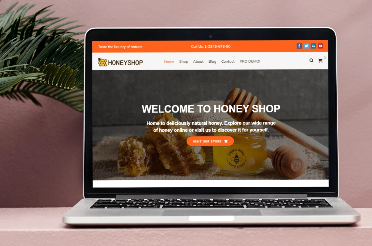 Free Honey WordPress Template