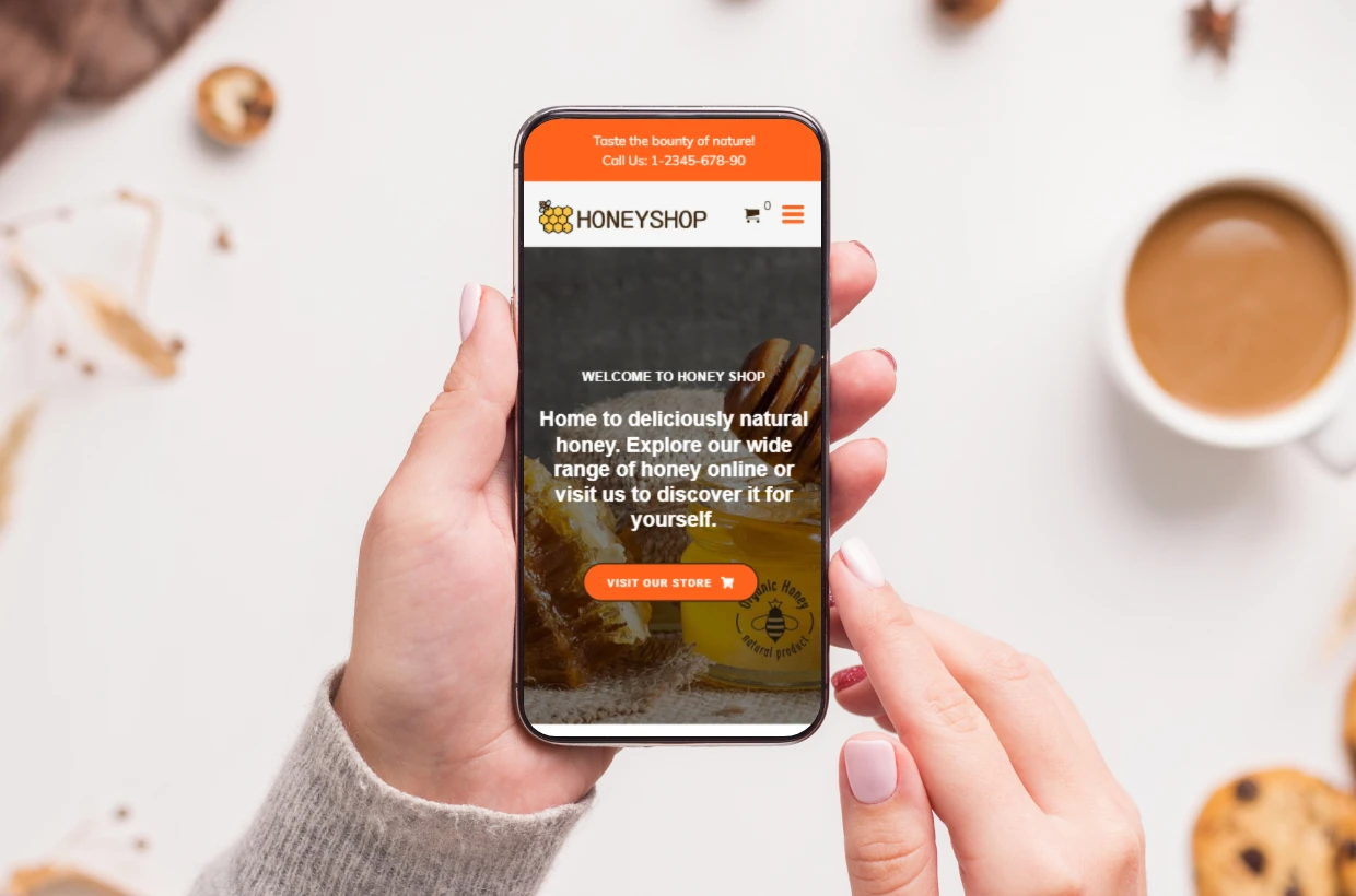 Free Honey Shop WP Theme