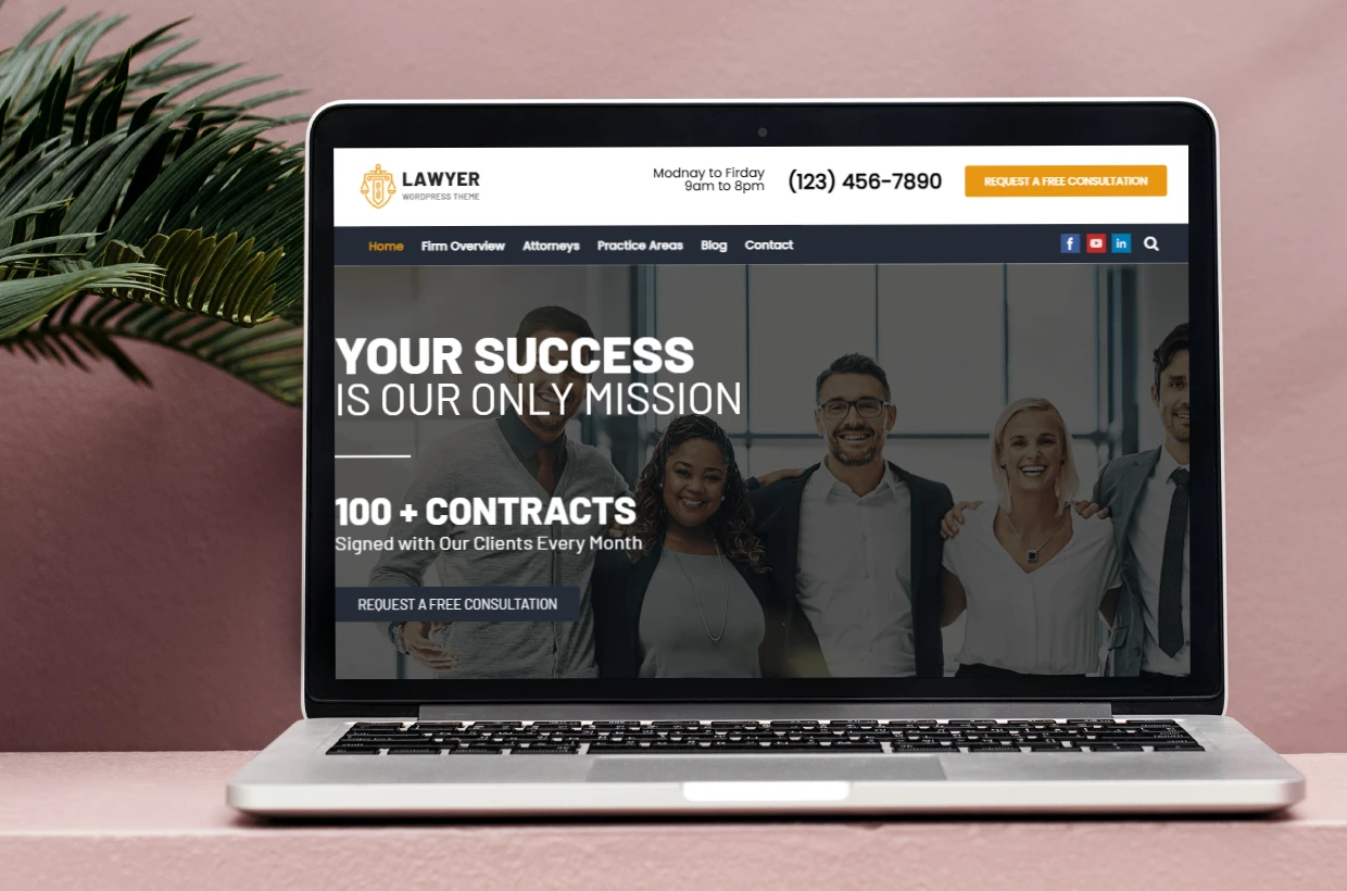 Free Law Firm WP Theme