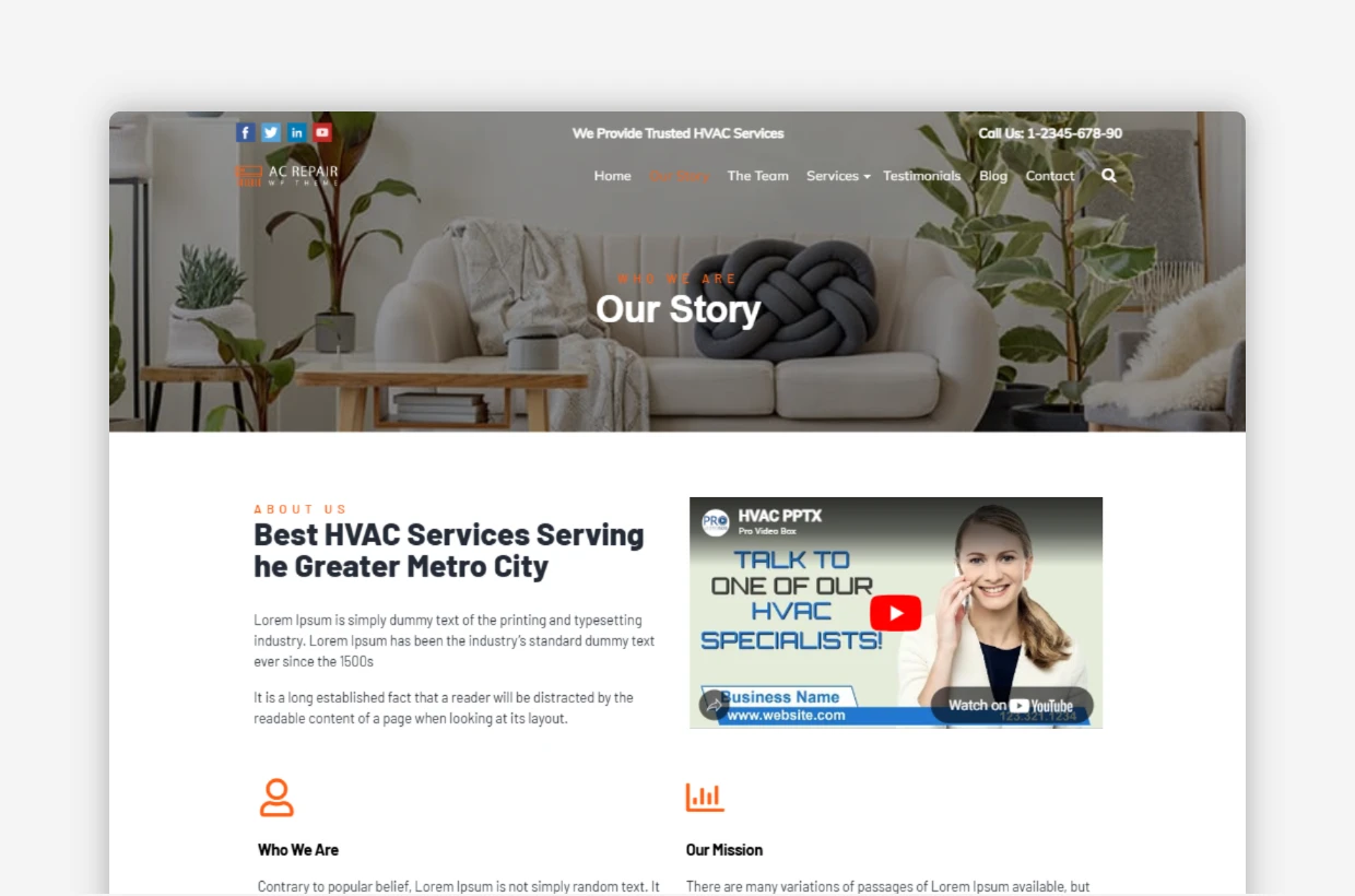 Ac Repair WP Theme