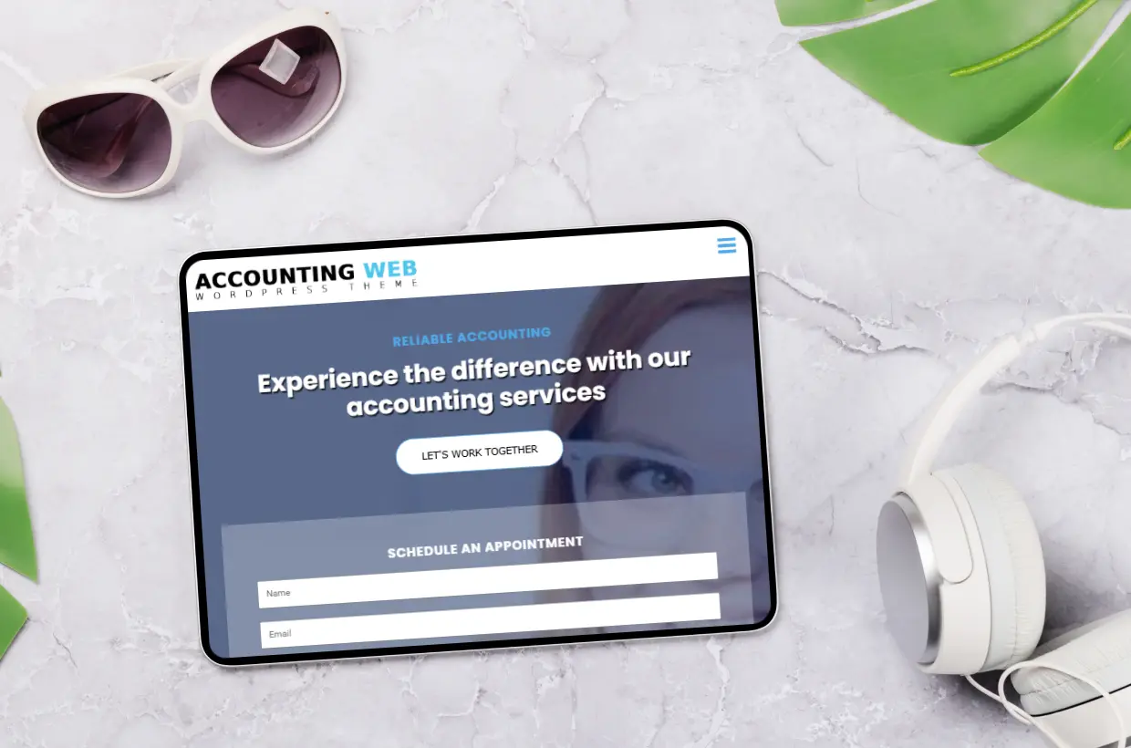 finance WordPress Template