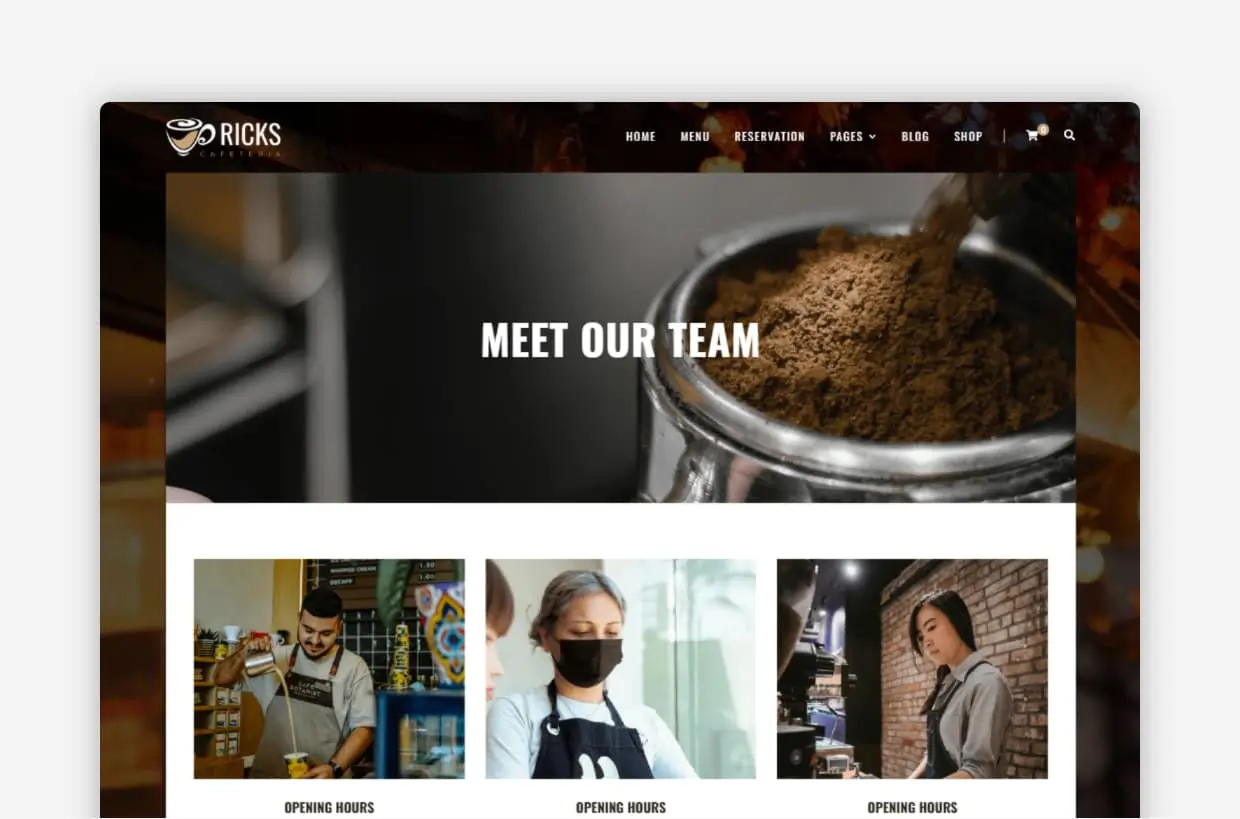Cafe WP Theme