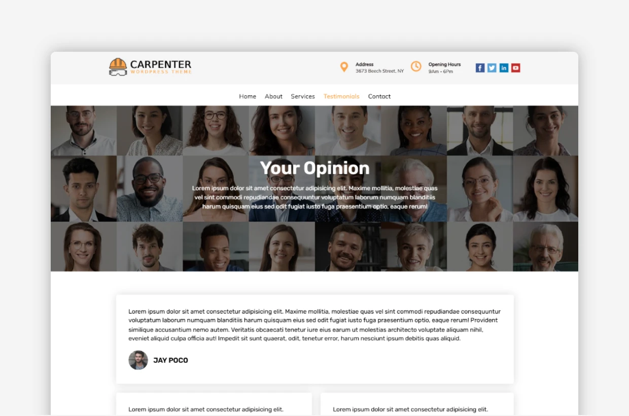 Engineering WordPress Theme