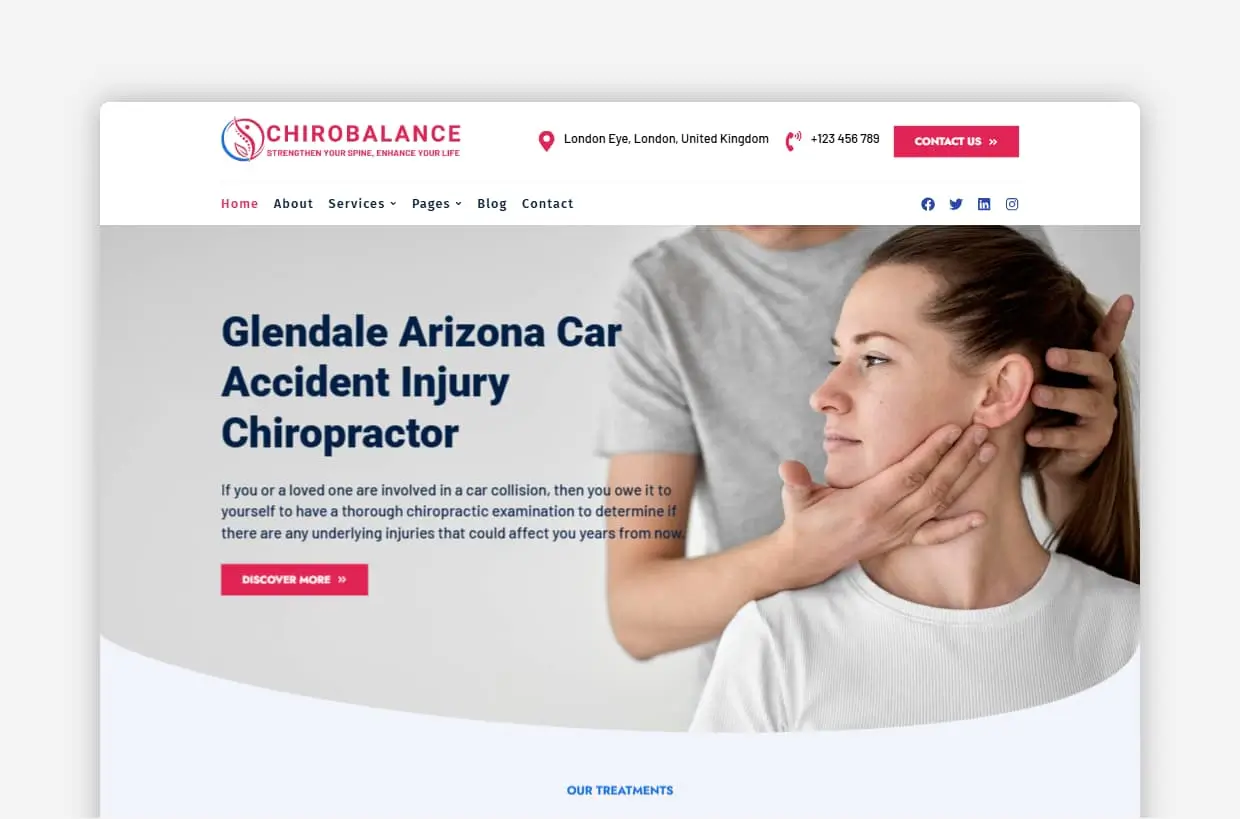 Chirobalance – Best Physical Therapy WordPress Theme