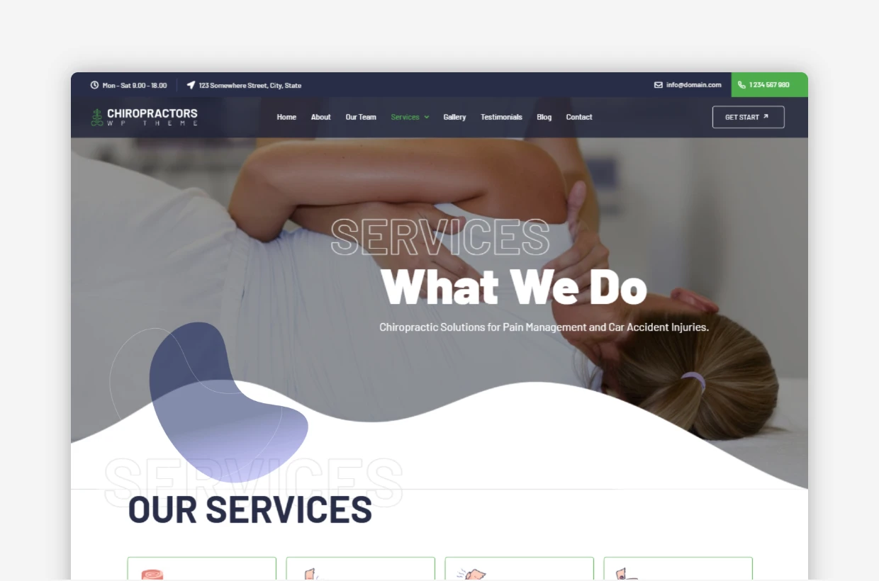Healthcare WP Template