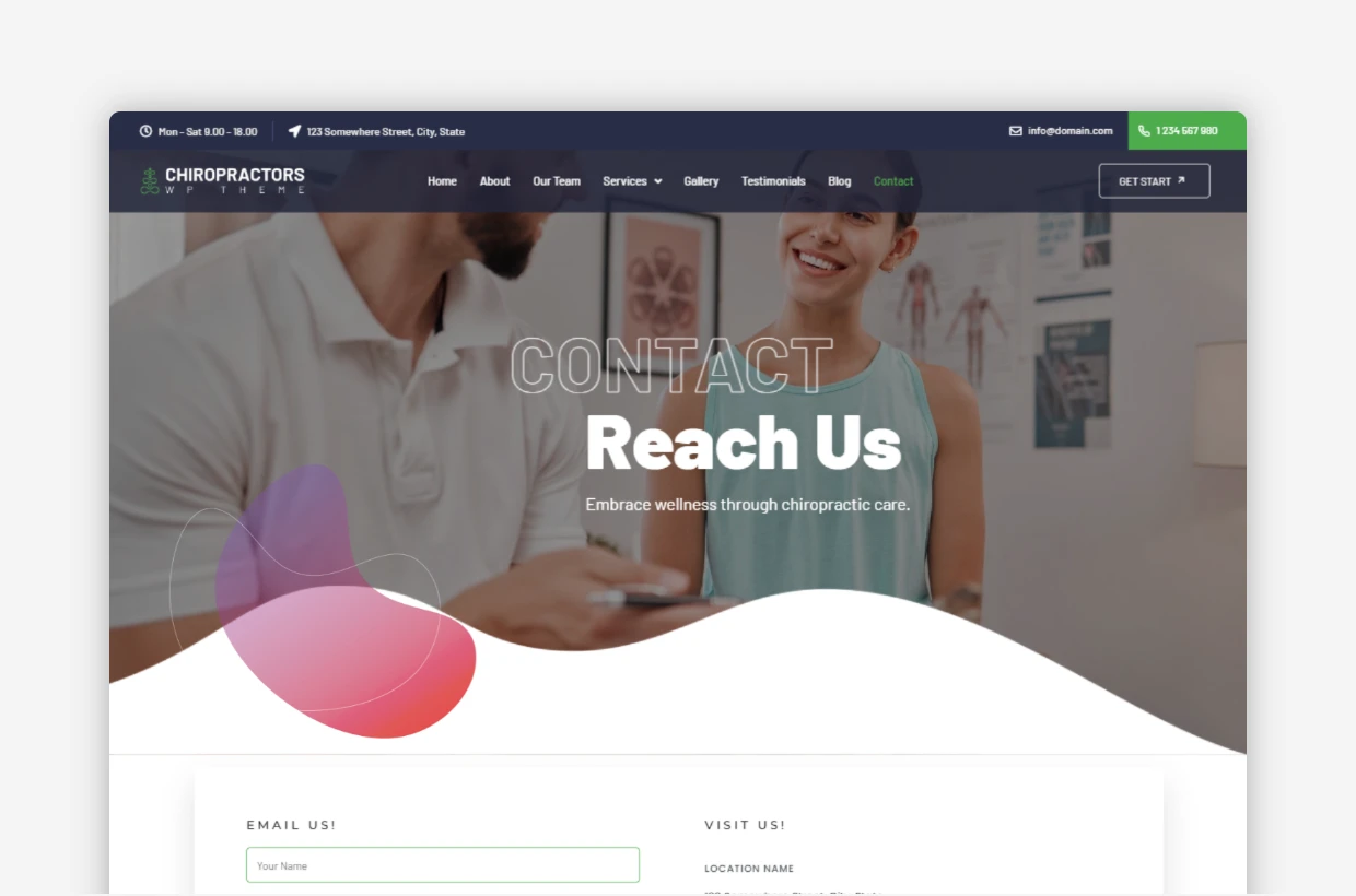 Healthcare WordPress Theme