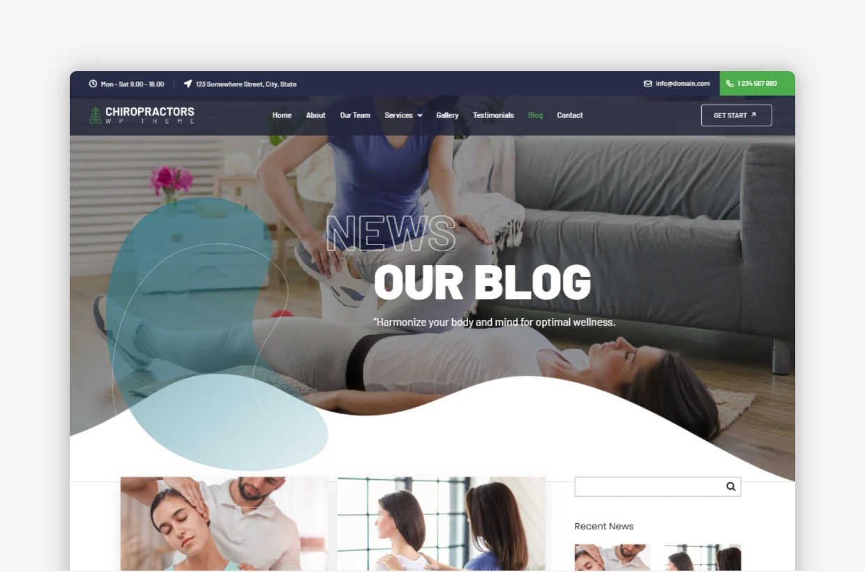 Healthcare WP Theme