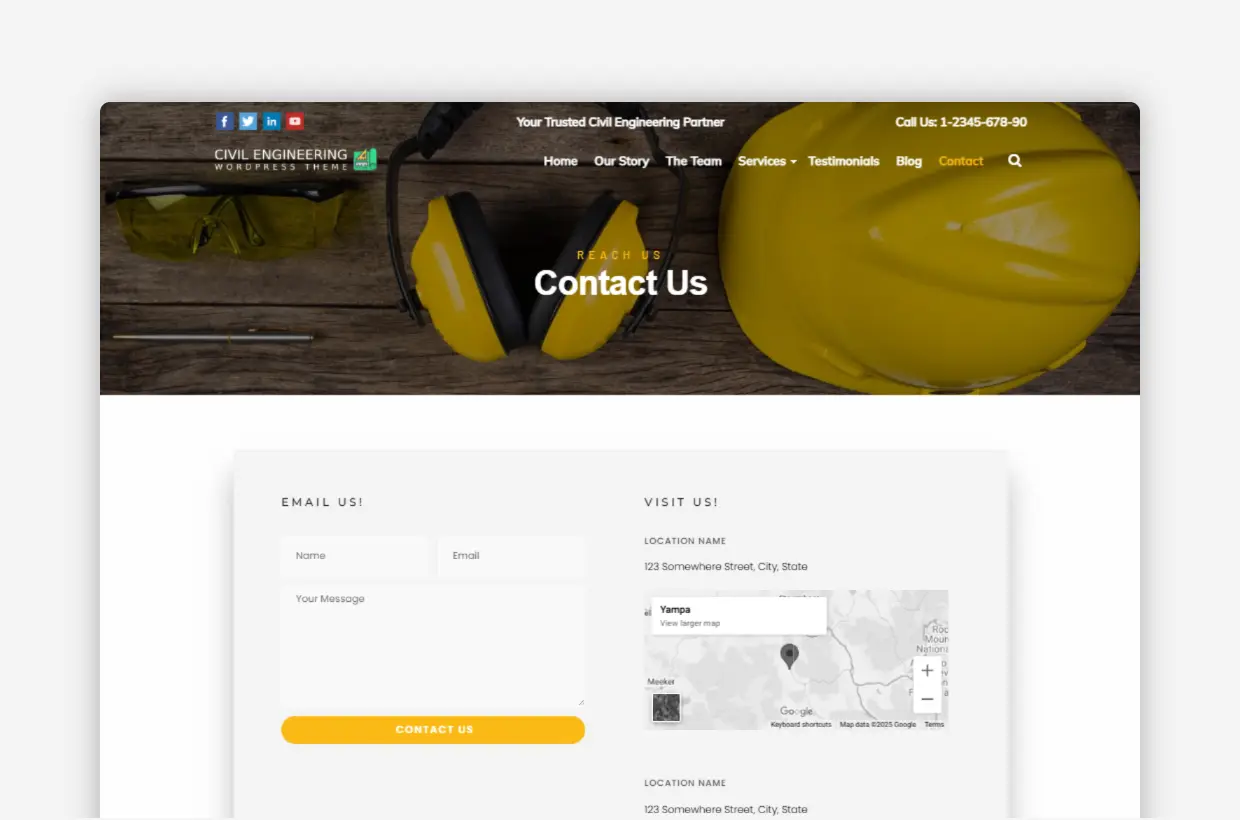 Contractor WordPress Theme