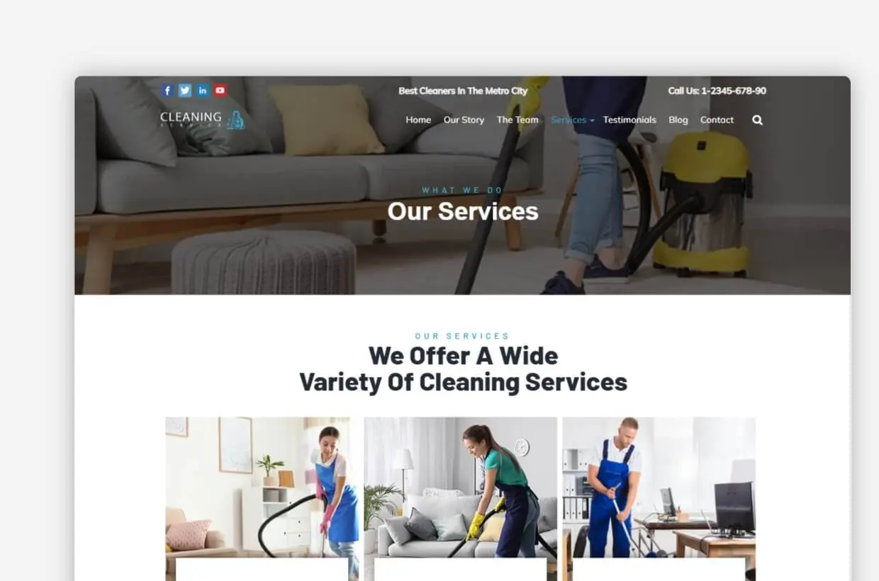 House Keeping WP Template