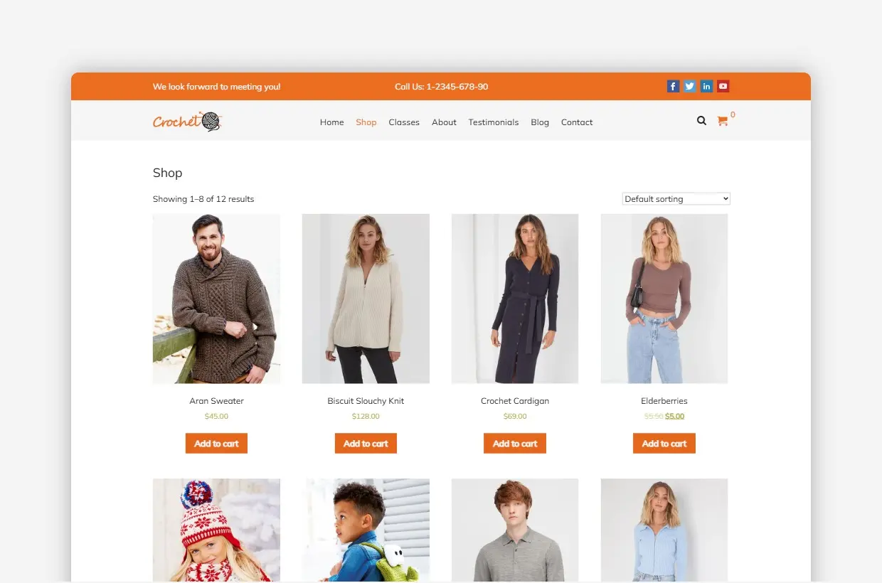 Online Store WP Template