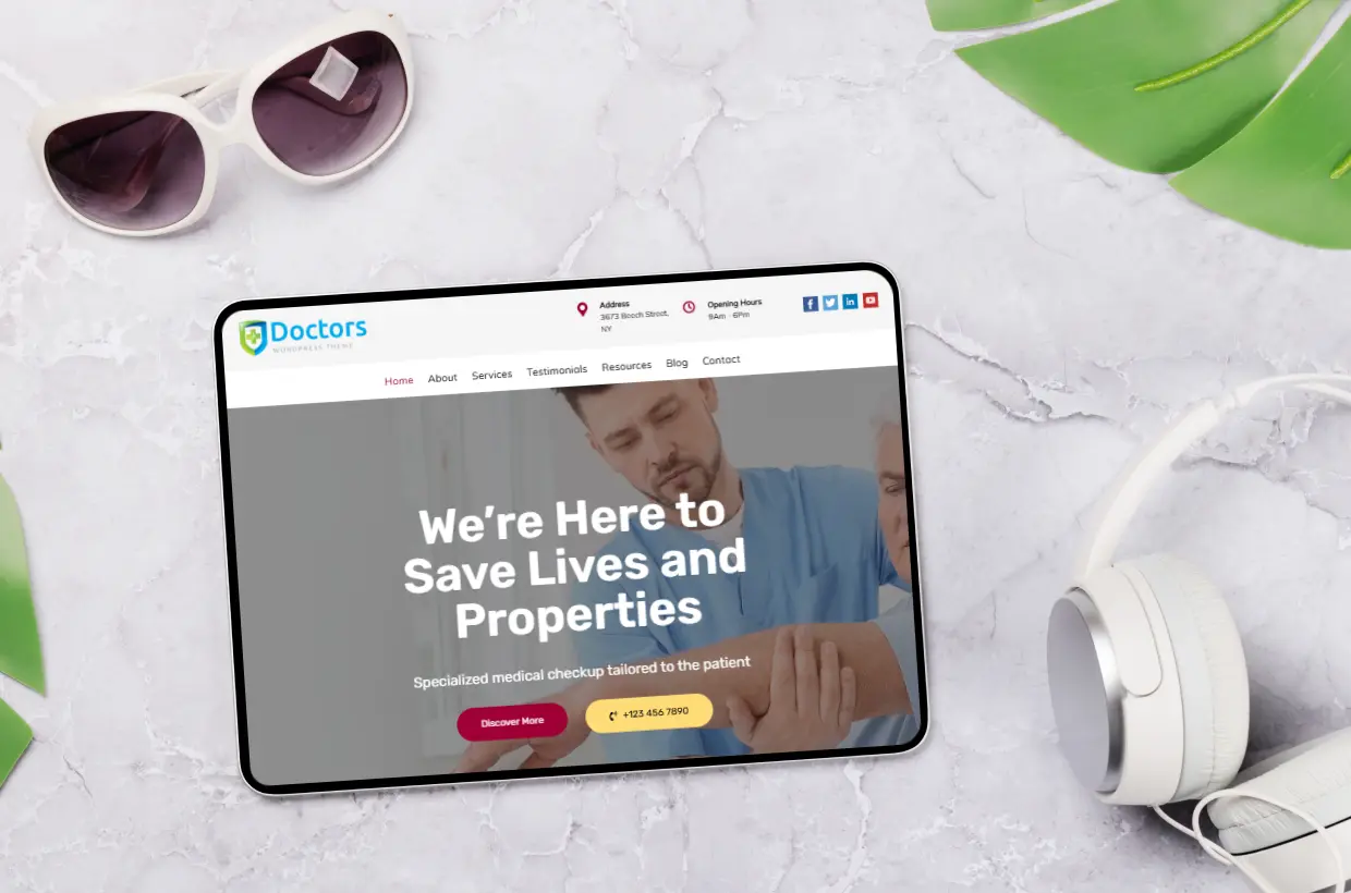 premium medical wp template