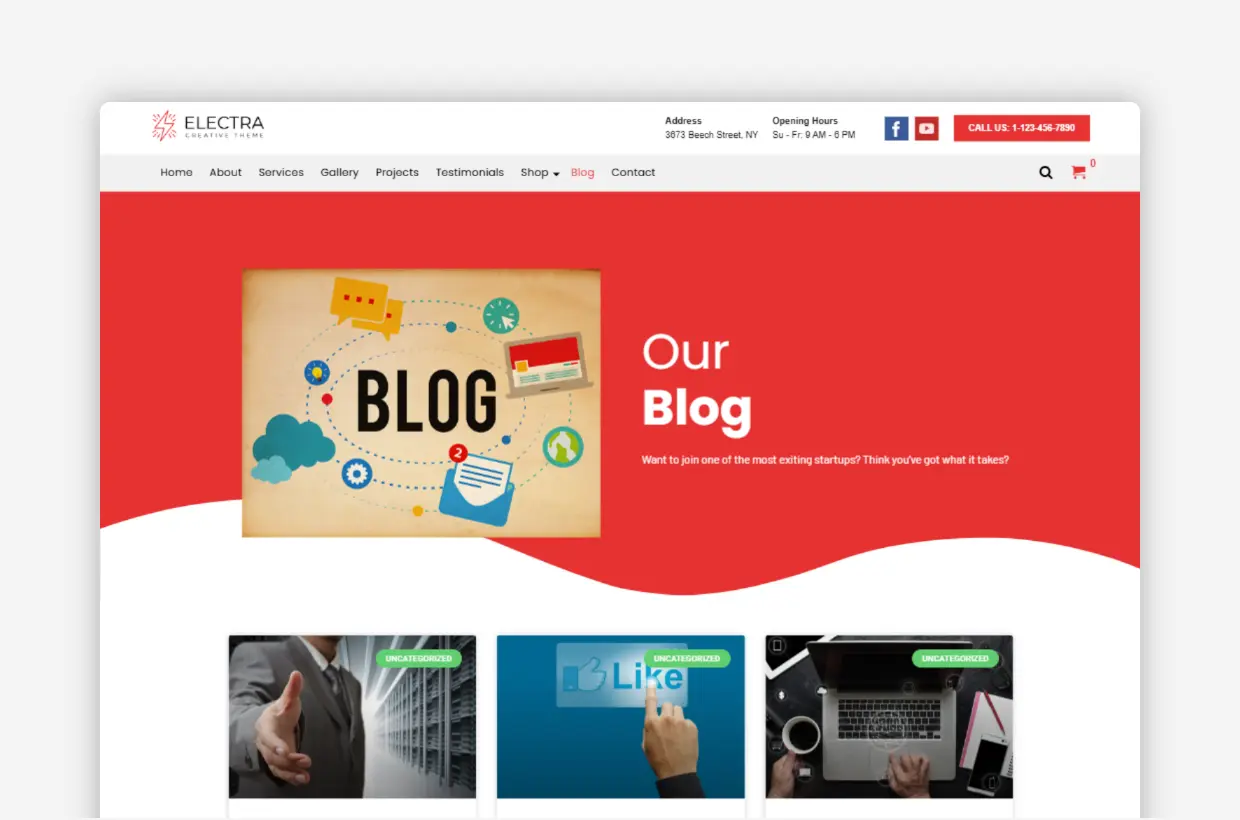 Modern WordPress Theme