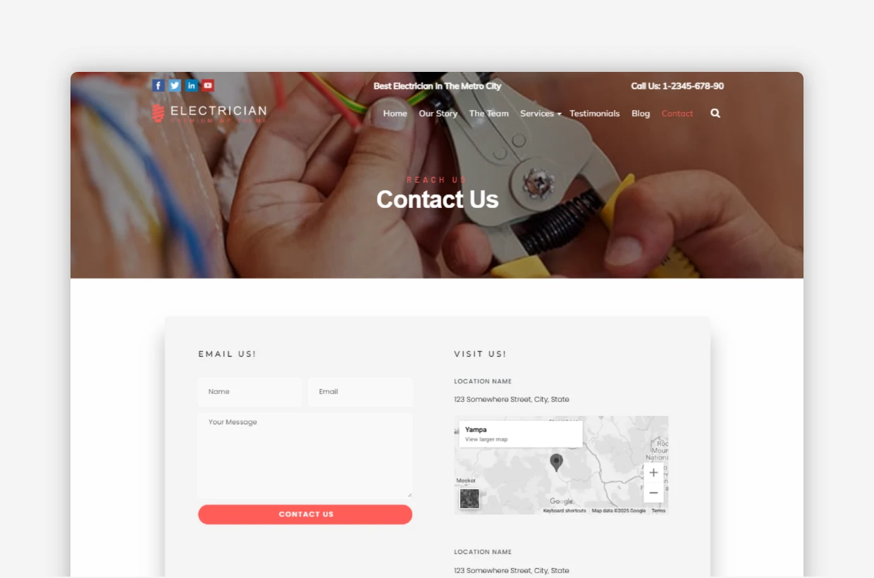 Electrical-Repairer WordPress Theme