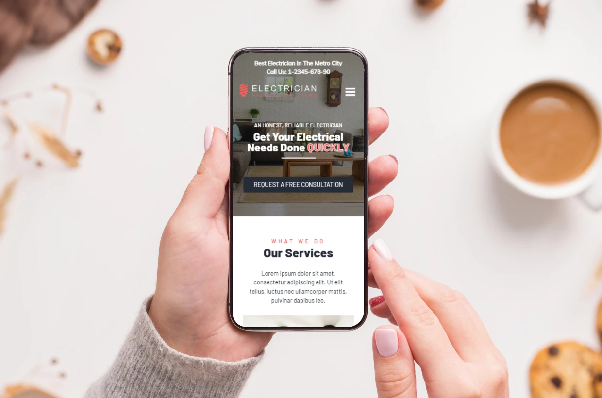 Electrician WordPress Template