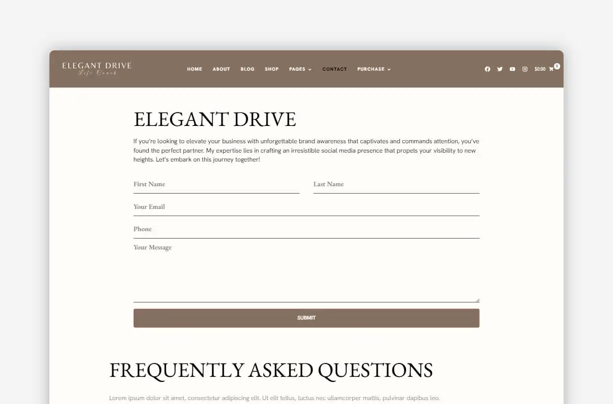 Creative WordPress Theme