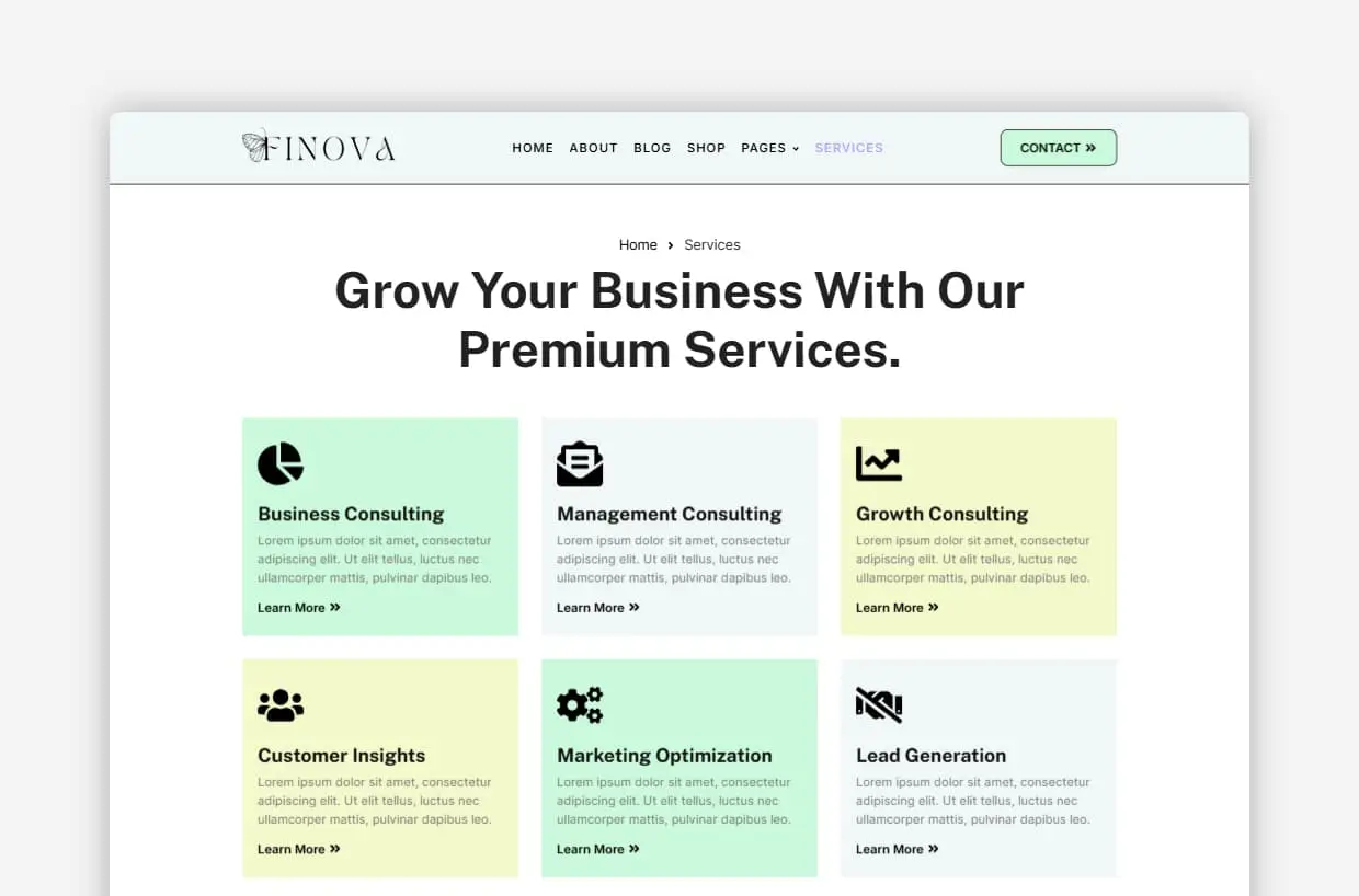 Blogs WordPress Template