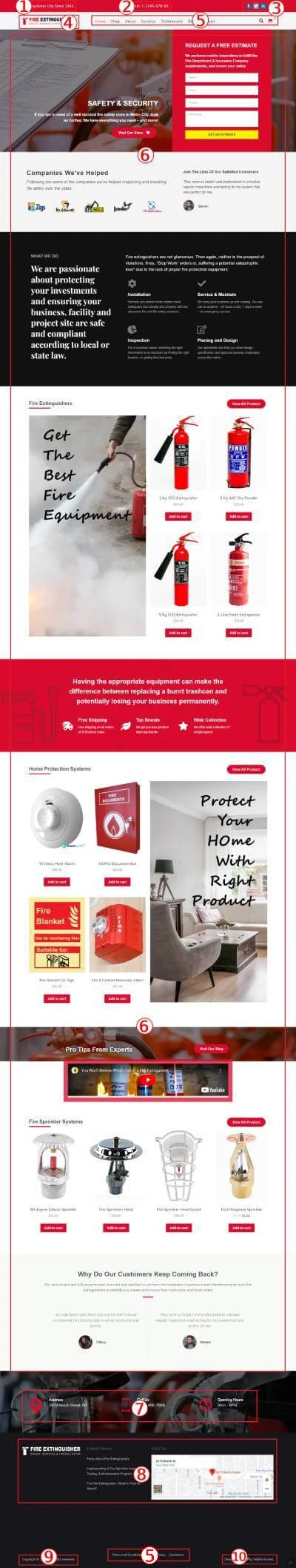 Fire Extinguisher WordPress Theme Documentation