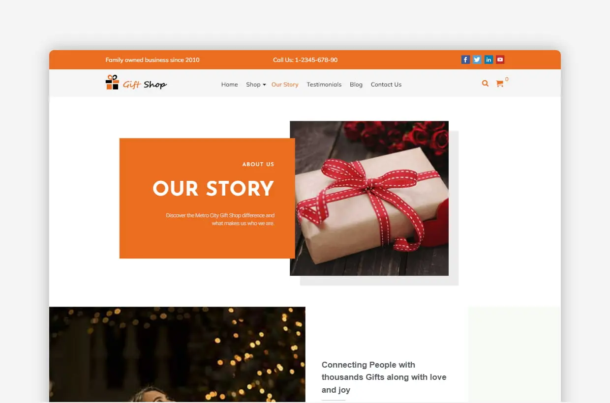 premium gift shop wp theme