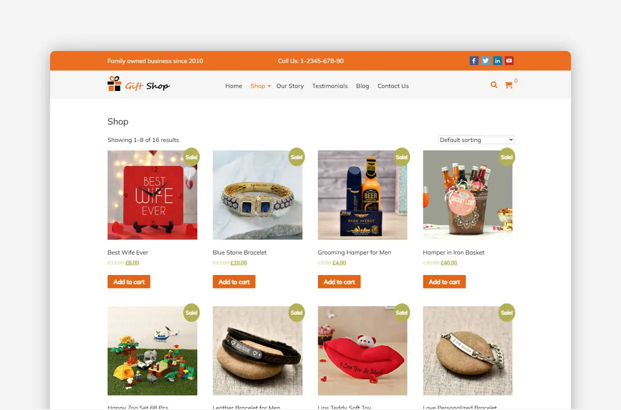 premium candle shop wp theme