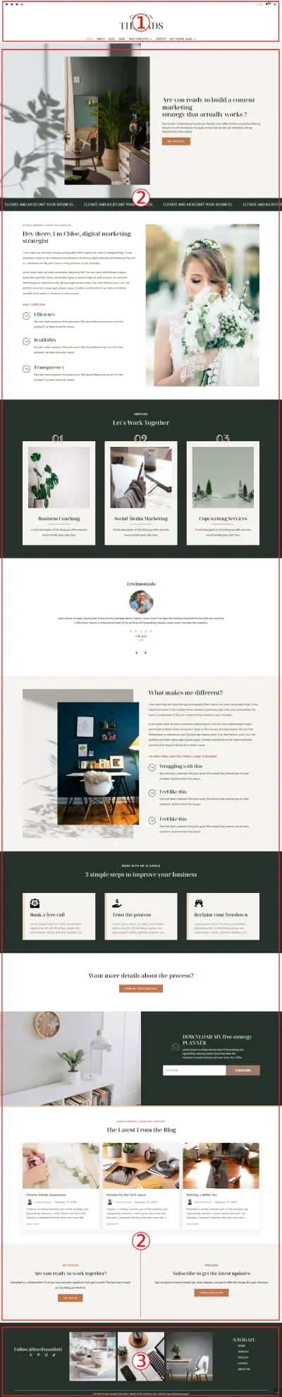 Golden Threads WordPress Theme Documentation