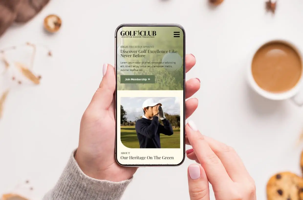 Golf Tournament WordPress Template
