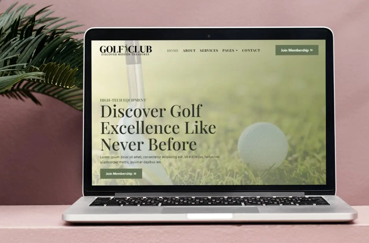 Golf Tournament WordPress Theme
