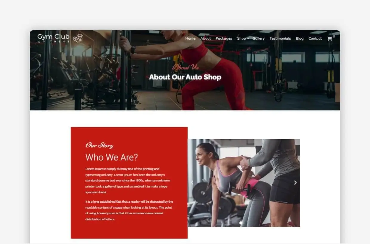 Bodybuilding WP Theme