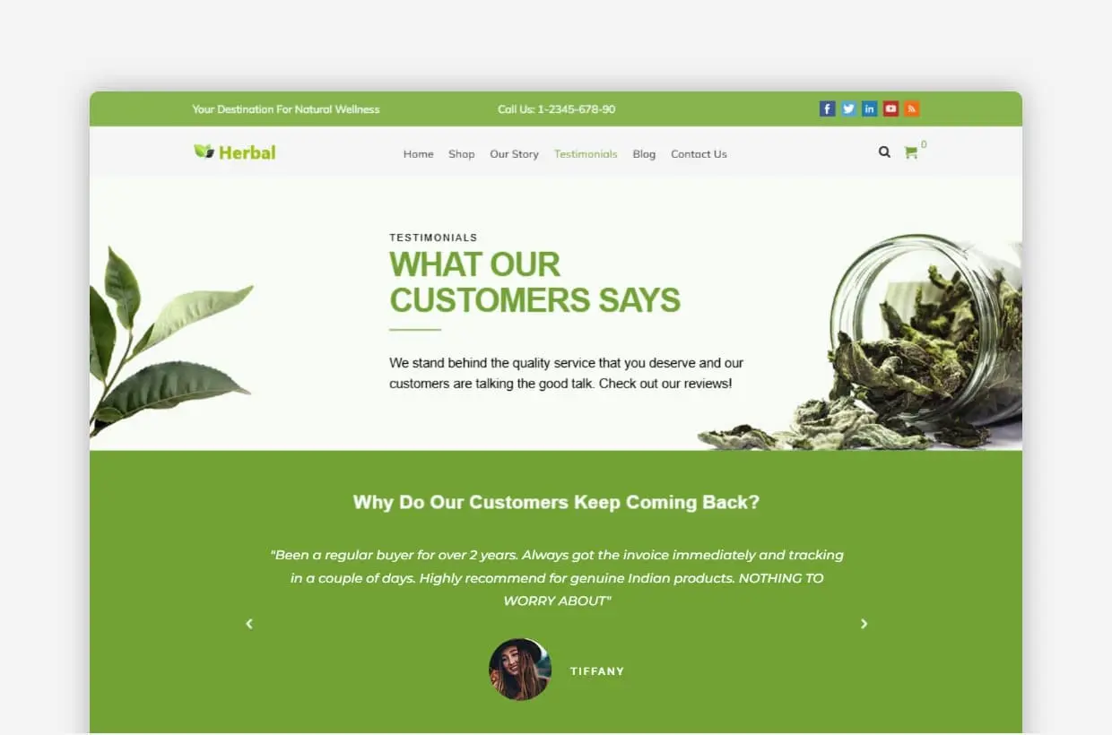 Organic Shop WP Theme