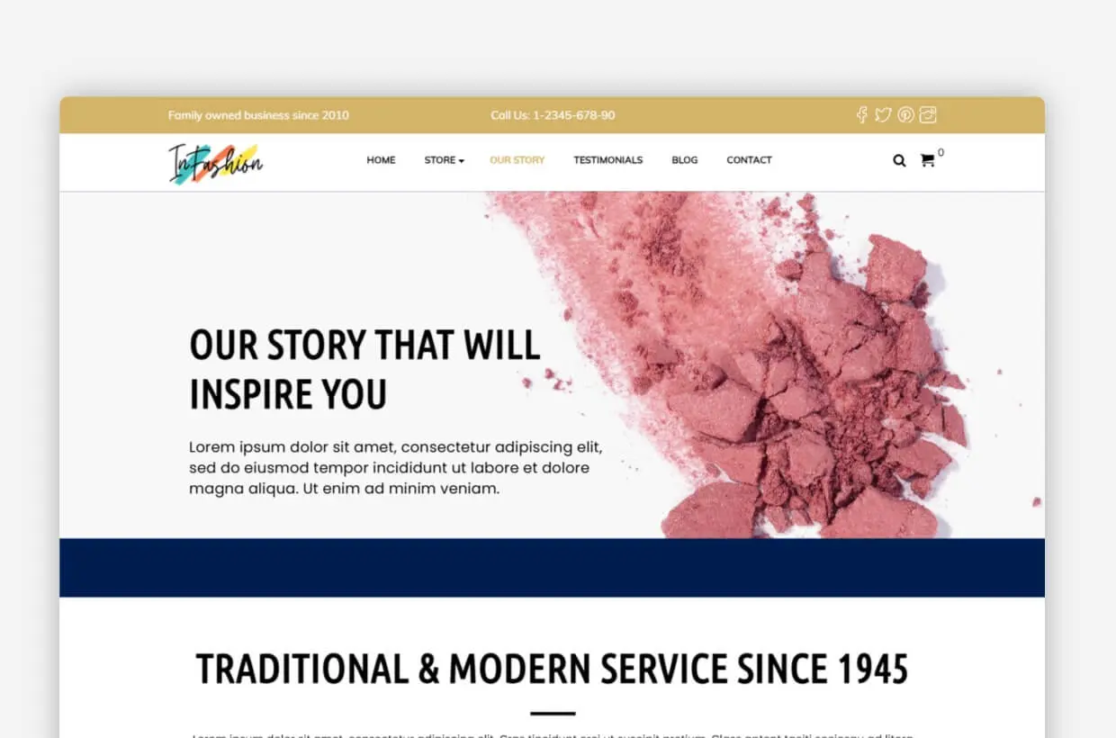 Fashion WordPress Template