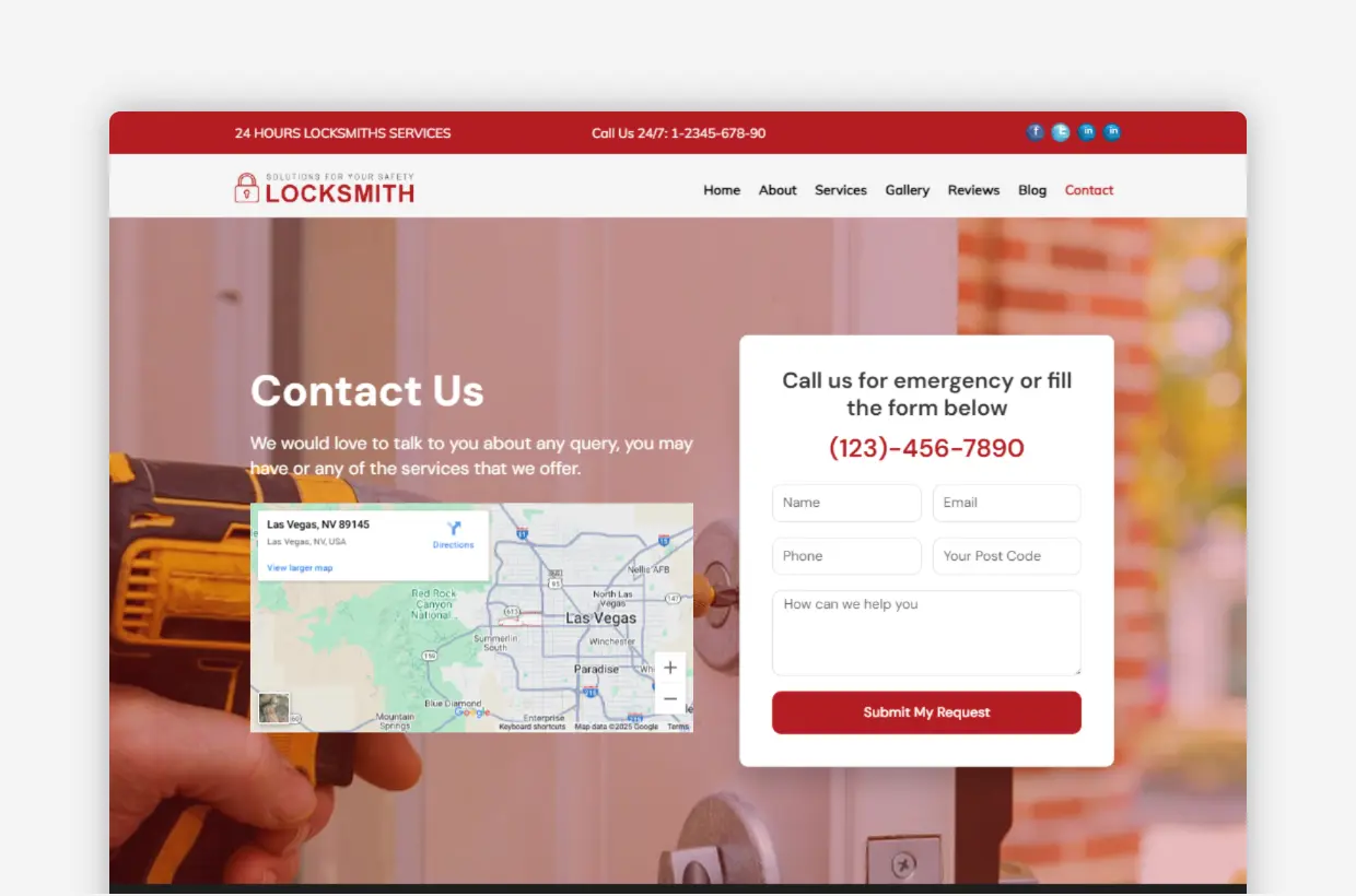 Locksmiths WP Template
