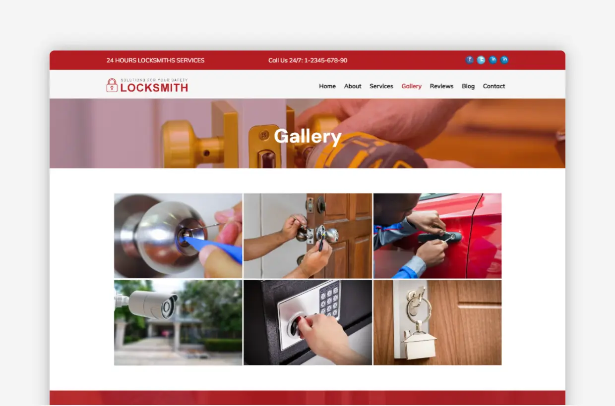 Locksmiths WP Theme