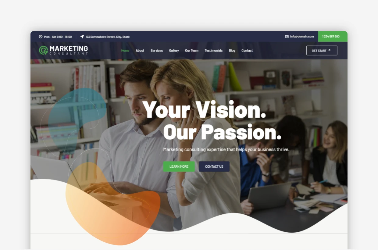 Marketing Consultant WordPress Theme - MarketingConsultant