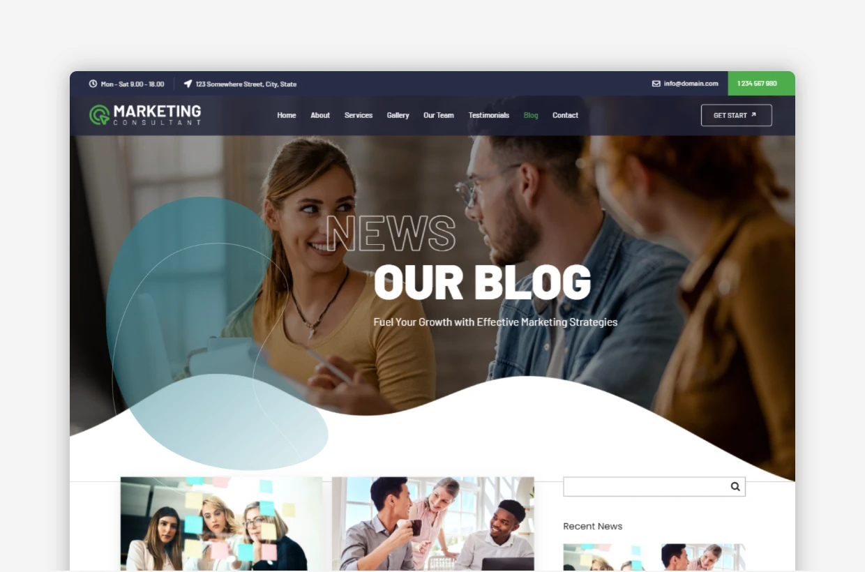Consultant WordPress Theme