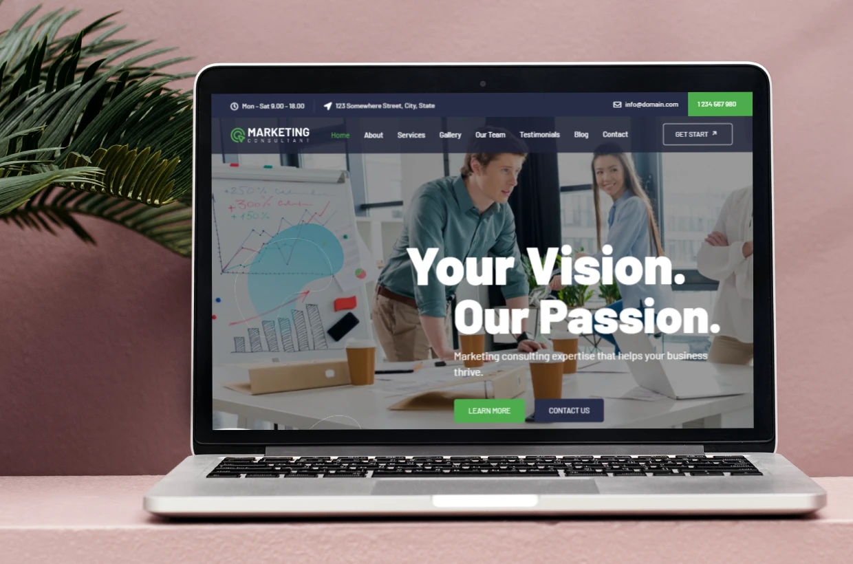 Marketing WordPress Template