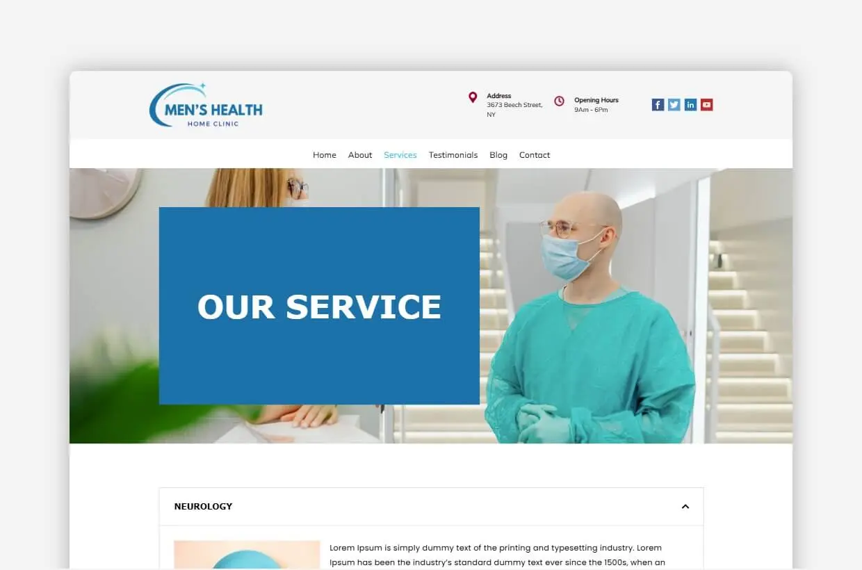 Health WordPress Template