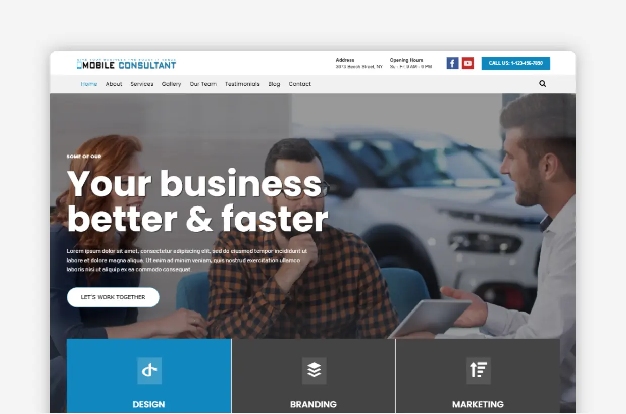 Mobile Consultant - Mobile Consultant WordPress Theme