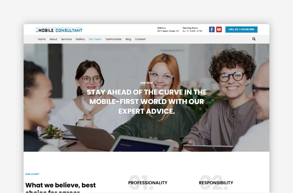 Agency WordPress Theme