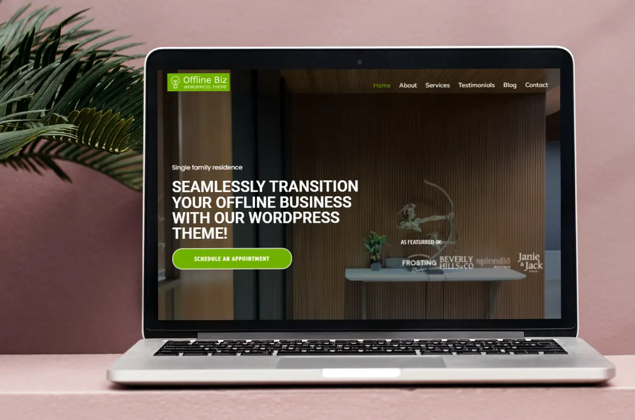 Marketer WordPress Template