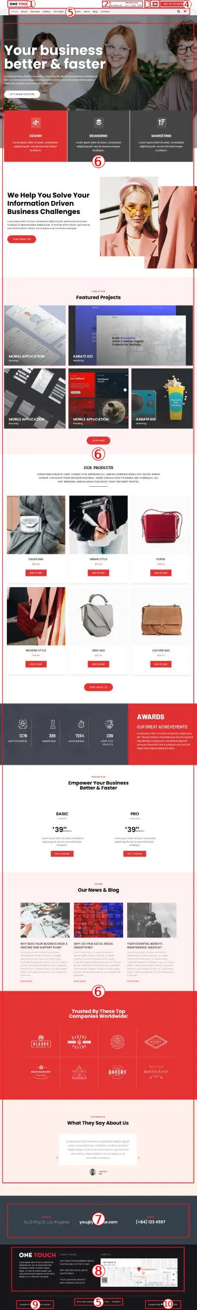 OneTouch WordPress Theme Documentation