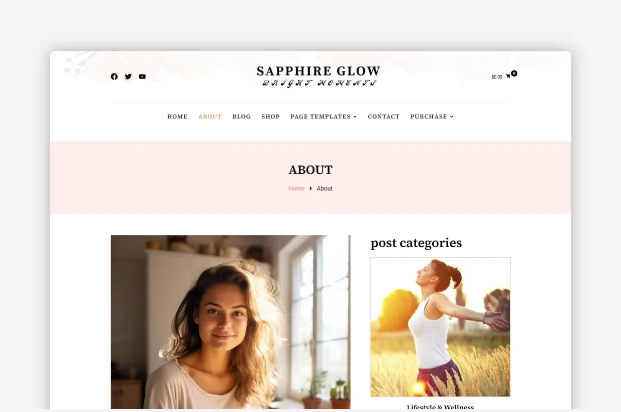 Fashion Blog WP Theme