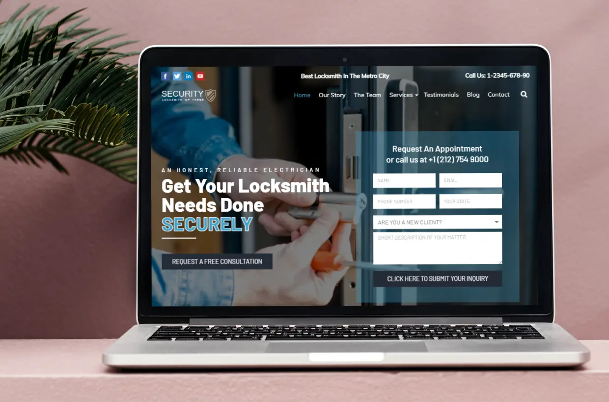 Security WordPress Template